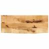  Table Top 90x30x3.8 cm Live Edge Solid Wood Rough Mango Colour natural Size 90 x 30 x 3.8 cm Quantity in Package 1 Material solid rough mango wood 