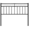 Stylish Black Metal Headboard - 107 cm for Your Bedroom