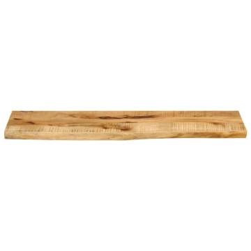 Live Edge Solid Wood Table Top - 110x40 cm | HipoMarket