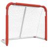 Hockey Goal Red and White 137x66x112 cm - Durable & Sturdy