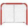 Hockey Goal Red and White 137x66x112 cm - Durable & Sturdy