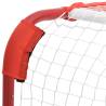 Hockey Goal Red and White 137x66x112 cm - Durable & Sturdy