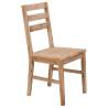 Elegant Solid Acacia Wood Dining Chairs - 6 pcs Set