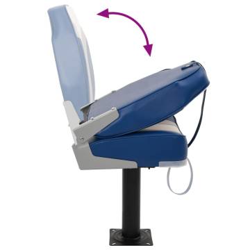 Boat Seat with 360° Rotatable Pedestal - Hipomarket UK