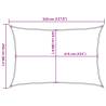 Sunshade Sail 2.5x3.5m Rectangular Sand - Durable HDPE