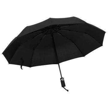 Automatic Folding Umbrella Black - Compact & Reliable | HipoMarket