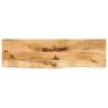  Table Top 110x30x2.5 cm Live Edge Solid Wood Rough Mango Colour natural Size 110 x 30 x 2.5 cm Quantity in Package 1 Material solid rough mango wood 