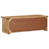 Stylish Mango Wood TV Cabinet with Doors - 105x35x36 cm