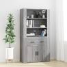  Highboard Grey Sonoma Engineered Wood Colour grey sonoma Quantity in Package 1 