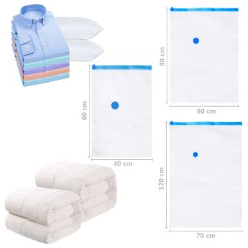 Vacuum Travel Storage Bags 120x70 cm - 50 pcs | HIPO Market