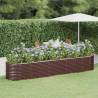  Garden Raised Bed Powder-coated Steel 368x80x68 cm Brown Colour brown Size 368 x 80 x 68 cm Quantity in Package 1 