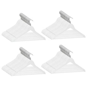 100 pcs Non-slip Hardwood Clothes Hanger Set - Durable & Stylish