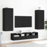 TV Wall Cabinet Black - Space-Saving Design | HipoMarket