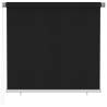 Outdoor Roller Blind 160x140 cm Black - Privacy & UV Protection