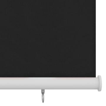 Outdoor Roller Blind 160x140 cm Black - Privacy & UV Protection