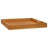 Solid Teak Wood Serving Tray 60x60 cm - Durable & Stylish