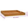 Solid Teak Wood Serving Tray 60x60 cm - Durable & Stylish