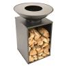 RedFire Garden Fireplace with BBQ Grill ONYX Classic - 60 cm