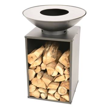 RedFire Garden Fireplace with BBQ Grill ONYX Classic - 60 cm