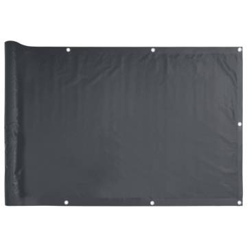 Garden Privacy Screen Anthracite 800x75 cm PVC | HipoMarket