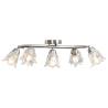 Elegant Ceiling Lamp with Transparent Glass Shades - Hipomarket