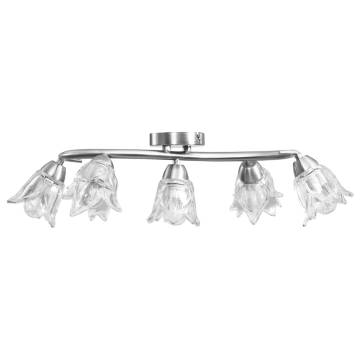 Elegant Ceiling Lamp with Transparent Glass Shades - Hipomarket