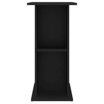 Aquarium Stand Black 75x36x72.5 cm - Durable & Stylish