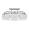 Modern Ceiling Lamp with Ellipsoid Glass Shades - 2 pcs E14