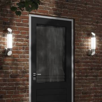 Outdoor Wall Light - Silver Stainless Steel | Hipo Market