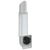 Outdoor Wall Light - Silver Stainless Steel | Hipo Market