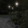  Outdoor Floor Lamps 3pcs Black 100 cm Stainless Steel Size 100 cm Quantity in Package 3 Bulb Quantity 1 