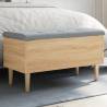  Storage Bench Sonoma Oak 82x42x46 cm Engineered Wood Colour sonoma oak Size 82 x 42 x 46 cm 