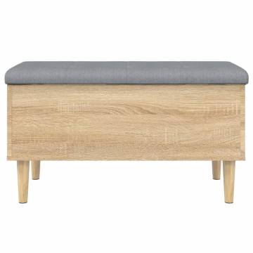 Storage Bench Sonoma Oak - Stylish & Functional 82x42 cm