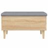 Storage Bench Sonoma Oak - Stylish & Functional 82x42 cm