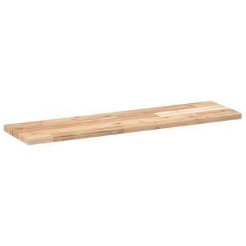 Floating Shelves 4 pcs - Untreated Solid Wood Acacia | HipoMarket