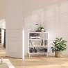 Sideboard High Gloss White 57x35x70 cm Engineered Wood Colour high gloss white Quantity in Package 1 
