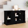 Classic Black Sideboard - Engineered Wood 100x35.5x60 cm