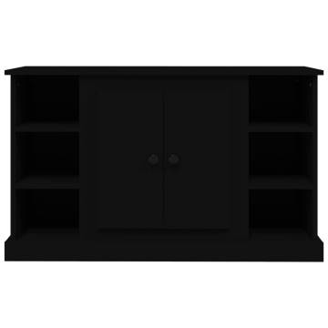 Classic Black Sideboard - Engineered Wood 100x35.5x60 cm