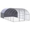  Outdoor Chicken Coop 3x6x2 m Galvanised Steel Size 3 x 6 x 2 m Model with roof 