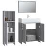 3 Piece Grey Sonoma Bathroom Furniture Set | Stylish & Durable