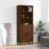  Highboard Brown Oak 69.5x34x180 cm Engineered Wood Colour brown oak Quantity in Package 1 Model 2 doors 