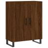 Stylish Highboard Brown Oak - 69.5x34x180 cm | Hipo Market