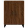 Stylish Highboard Brown Oak - 69.5x34x180 cm | Hipo Market