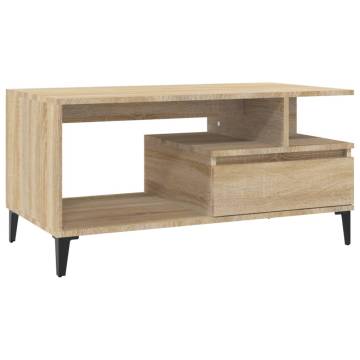 Sonoma Oak Coffee Table - Stylish & Durable | Hipo Market