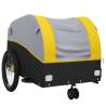 Sturdy Black and Yellow Bike Trailer - 30 kg Capacity