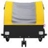 Sturdy Black and Yellow Bike Trailer - 30 kg Capacity