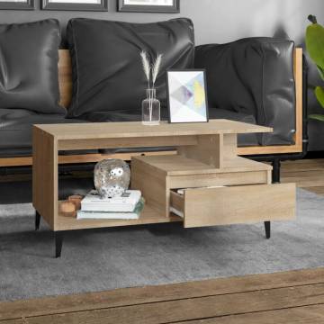 Sonoma Oak Coffee Table - Stylish & Durable | Hipo Market