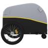 Sturdy Black and Yellow Bike Trailer - 30 kg Capacity