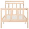 Bed Frame Solid Wood Pine 90x200 cm | Classic & Durable Design