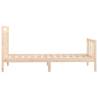 Bed Frame Solid Wood Pine 90x200 cm | Classic & Durable Design